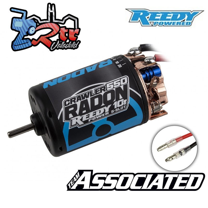 Motor Associated Reedy Radon 10T Crawler 10T 5-Slot 2270kV Brushed Motor 27462