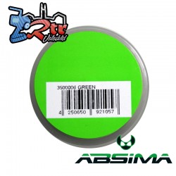 Pintura Absima Lexan Verde con aditivo anti Nitro 150Ml