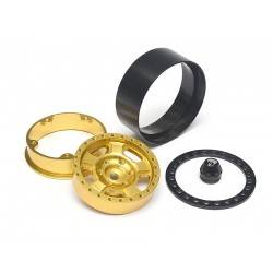 Llantas BoomRacing Venomous KRAIT™ 1.9 8mm Wideners Aluminio 4 Unidades Amarillas