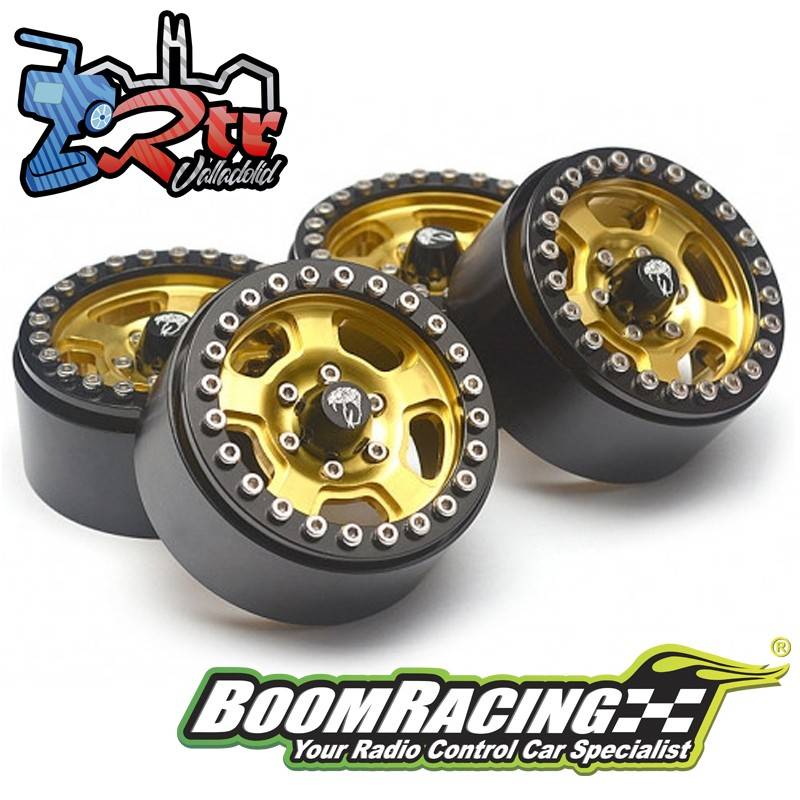 Llantas BoomRacing Golem KRAIT™ 1.9 con separadores de 8mm Aluminio 4 Unidades Oro