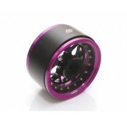 Llantas BoomRacing ProBuild™ 1.9 LGB Ajustable Offset Aluminio 2 Unidades Purpura/Negro