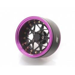 Llantas BoomRacing ProBuild™ 1.9 LGB Ajustable Offset Aluminio 2 Unidades Purpura/Negro