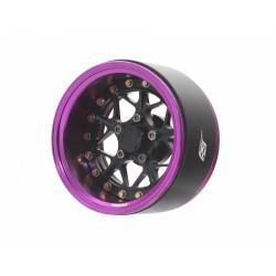 Llantas BoomRacing ProBuild™ 1.9 LGB Ajustable Offset Aluminio 2 Unidades Purpura/Negro