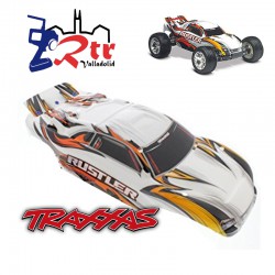 Carrocería TRAXXAS Rustler 1/10 Pintada Cuerpo Lexan Blanco Truggy