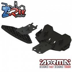 Juego de parachoques delantero inferior y difusor trasero Arrma ARA320585