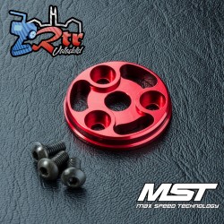 Cubierta de engranajes rectos (roja) aluminio RMX MST210461R