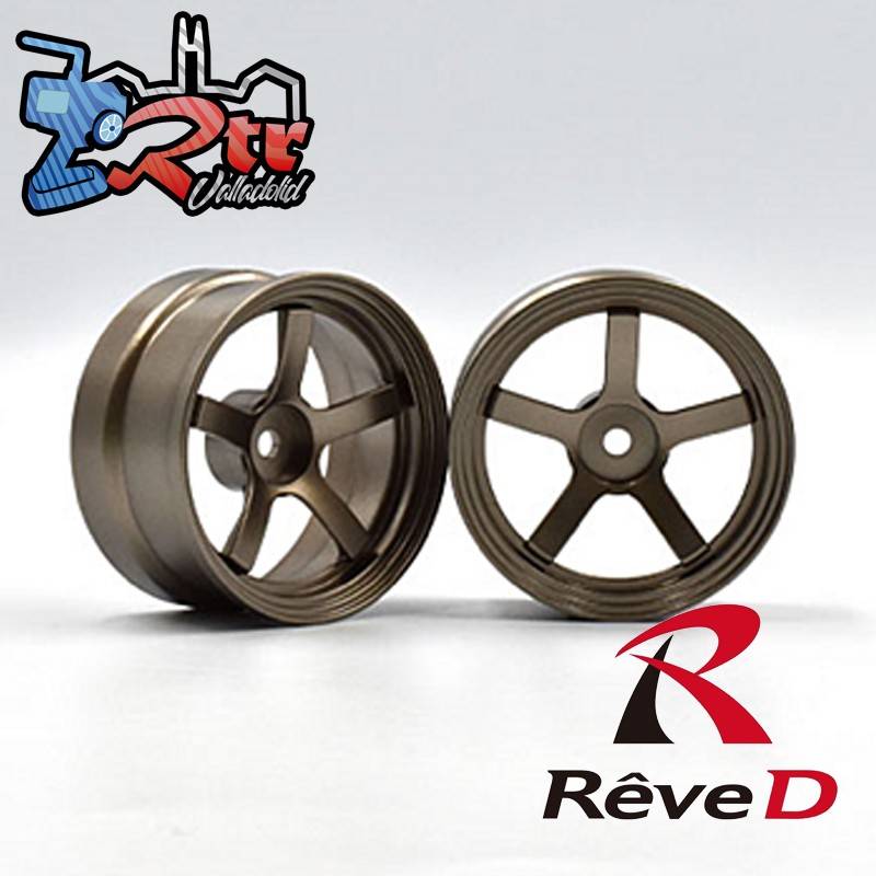 Llantas de competición Reve D DP5 Bronce Offset 6mm 2 unidades
