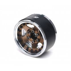 Barril de rueda 1.9" de aluminio extra ancho de 15 mm ProBuild ™ 1 Unidad Cromo BoomRacing