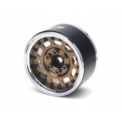 Barril de rueda 1.9" de aluminio de 15 mm ProBuild ™ 1 Unidad Cromo BoomRacing