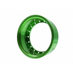 Barril de rueda 1.9" de aluminio de 15 mm ProBuild ™ 1 Unidad Verde BoomRacing