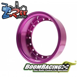 Barril de rueda 1.9" de aluminio de 15 mm ProBuild ™ 1 Unidad Purpura BoomRacing