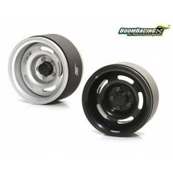 Placa Frontal ProBuild™ 1.9"Aluminio Slot Mags Jelly Bean Negro BoomRacing