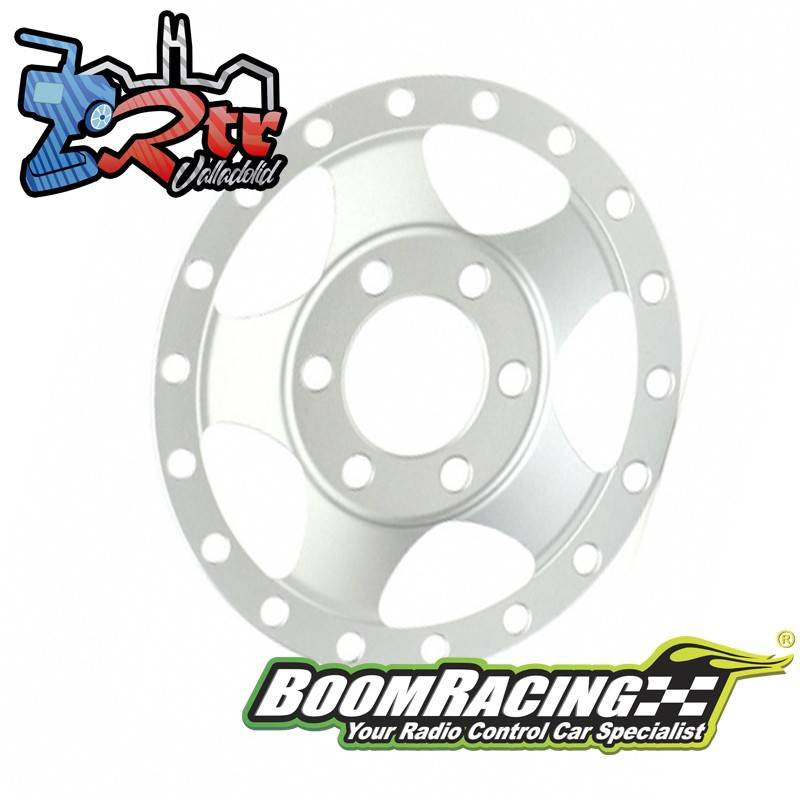 Placa frontal ProBuild™ Alum RTS 1 Unidad Plata Mate BoomRacing