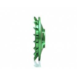 Placa frontal ProBuild™ Alum SS5 1 Unidad Verde BoomRacing