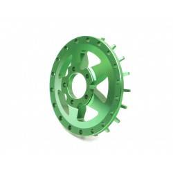 Placa frontal ProBuild™ Alum SS5 1 Unidad Verde BoomRacing