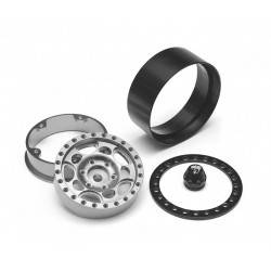 Llantas BoomRacing Sandstorm KRAIT™ 1.9 con separadores de 8mm Aluminio 4 Unidades Metal Oscuro