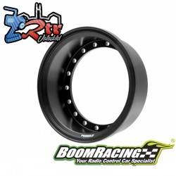 Barril de rueda 1.9" de aluminio de 15 mm ProBuild ™ 1 Unidad Mate Negro BoomRacing