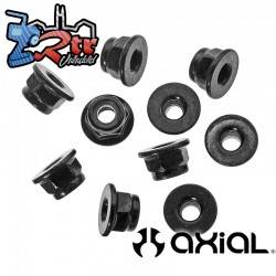 Contratuerca de nylon M4 negra 10 Unidades Axial AXA1045