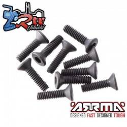 Tornillo de cabeza plana de 2x8 mm Arrma AR722208