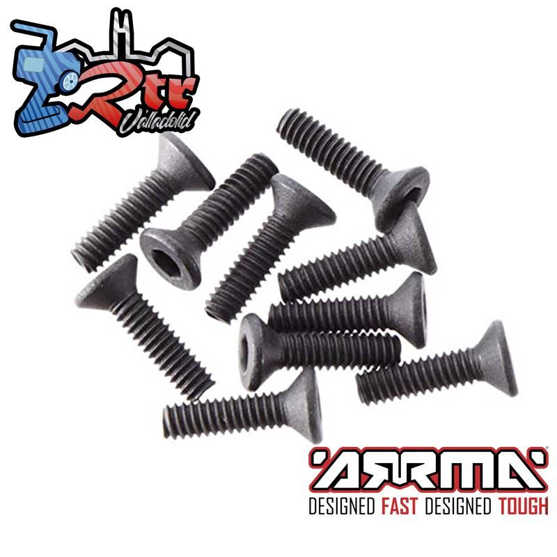 Tornillo de cabeza plana de 2x8 mm Arrma AR722208