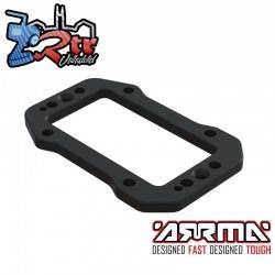Placa de montaje de servo de aluminio negro Arrma ARA320649