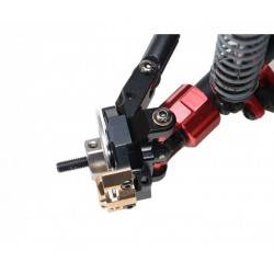 Juego de discos de freno delantero de latón para ejes AR44 SCX10 II BoomRacing