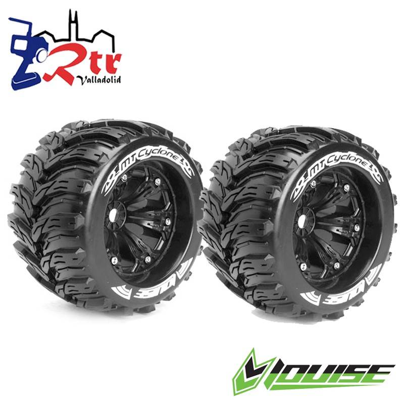 Ruedas 17mm Monster 1/8 Louise MT-CYCLONE 0 Outset Pegadas Rellenas