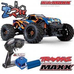Traxxas Wide Maxx 4s Brushless TSM Monster Truck 1/10 RTR Anaranjado