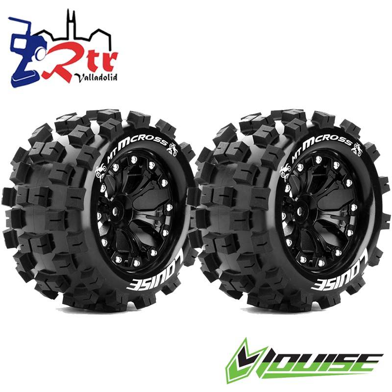 Ruedas 12mm Monster 1/10 Louise MT-MCROSS 0 Outset Pegadas Rellenas