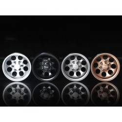 Llantas BoomRacing Terra Classic Beadlock de aluminio de plato hondo de 8 orificios con bujes XT60