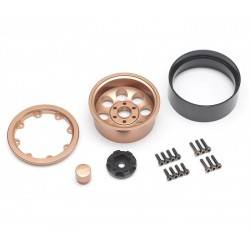 Llantas BoomRacing Terra Classic Beadlock de aluminio de plato hondo de 8 orificios con bujes XT60