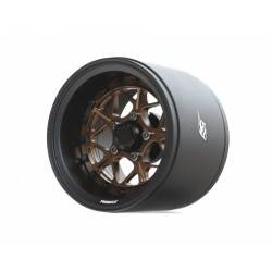 Llantas BoomRacing ProBuild™ 1.9 LGB extra ancho Ajustable Offset Aluminio 2 Unidades Mate Negro/Bronce