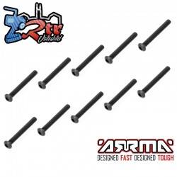 Tornillo de cabeza de botón 3x25mm Arrma AR721325