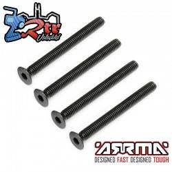 Tornillo de cabeza plana, M4x40mm Arrma AR722440