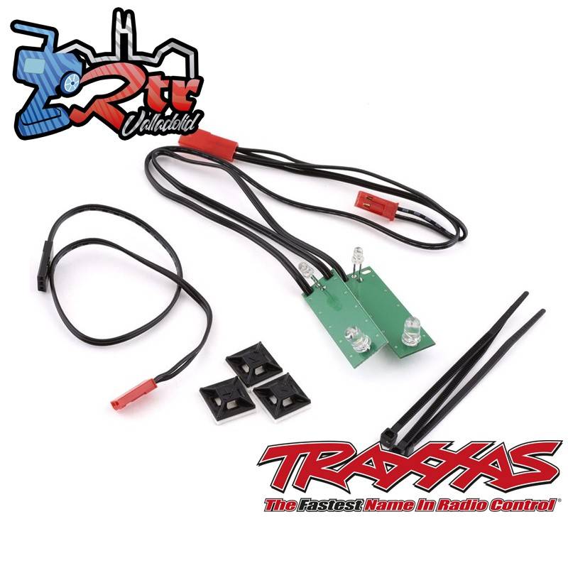 Juego de luces LED, frontal, completo Blanco Traxxas TRA9496