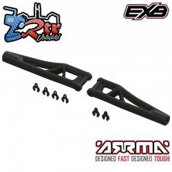 Brazos de suspensión superiores delanteros 120 mm EXB Arrma ARA330655