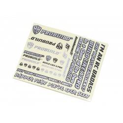 Llantas BoomRacing ProBuild™ 1.9 RTS Ajustable Offset Aluminio 2 Unidades Metal de arma/Plata Mate