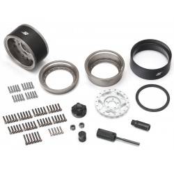 Llantas BoomRacing ProBuild™ 1.9 RTS Ajustable Offset Aluminio 2 Unidades Metal de arma/Plata Mate