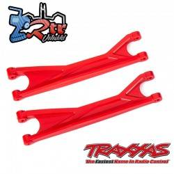 Brazos de suspensión, superior, Rojos (izquierdo o derecho, delantero o trasero)(para usar con 7895 Traxxas TRA7892R