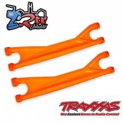 Brazos de suspensión, superior, Anaranjados (izquierdo o derecho, delantero o trasero)(para usar con 7895 Traxxas TRA7892T