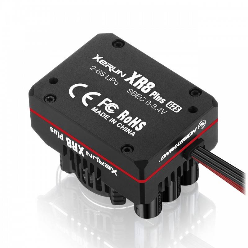 Hobbywing XR8 Pro G2 Brushless Regler 200A 2-4s LiPo, BEC 15A
