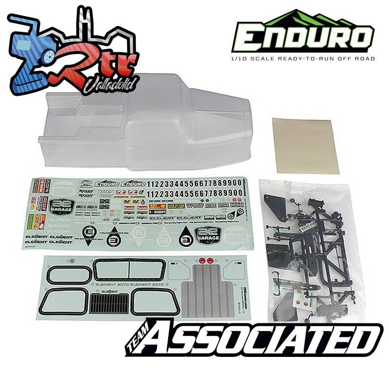 Carrocería Team Asociated Enduro Ecto Transparente 313mm EL42161