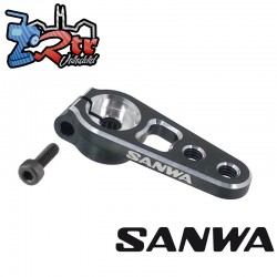 Brazo de servo de aluminio Sanwa Negro 23T
