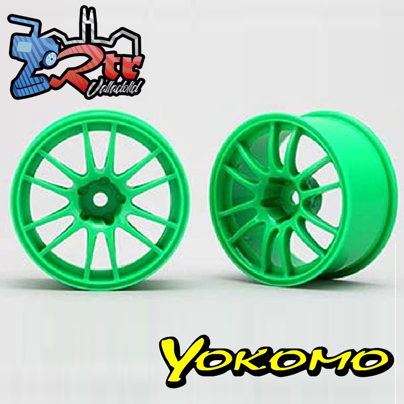 Yokomo ENKEI Racing GTC 01 Verde 2 Unidades