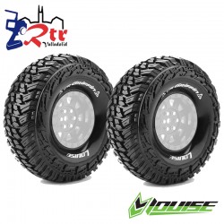 Ruedas 12mm 1/10 Crawler 1.9" Louise  CR-GRIFFIN Pegadas Rellenas