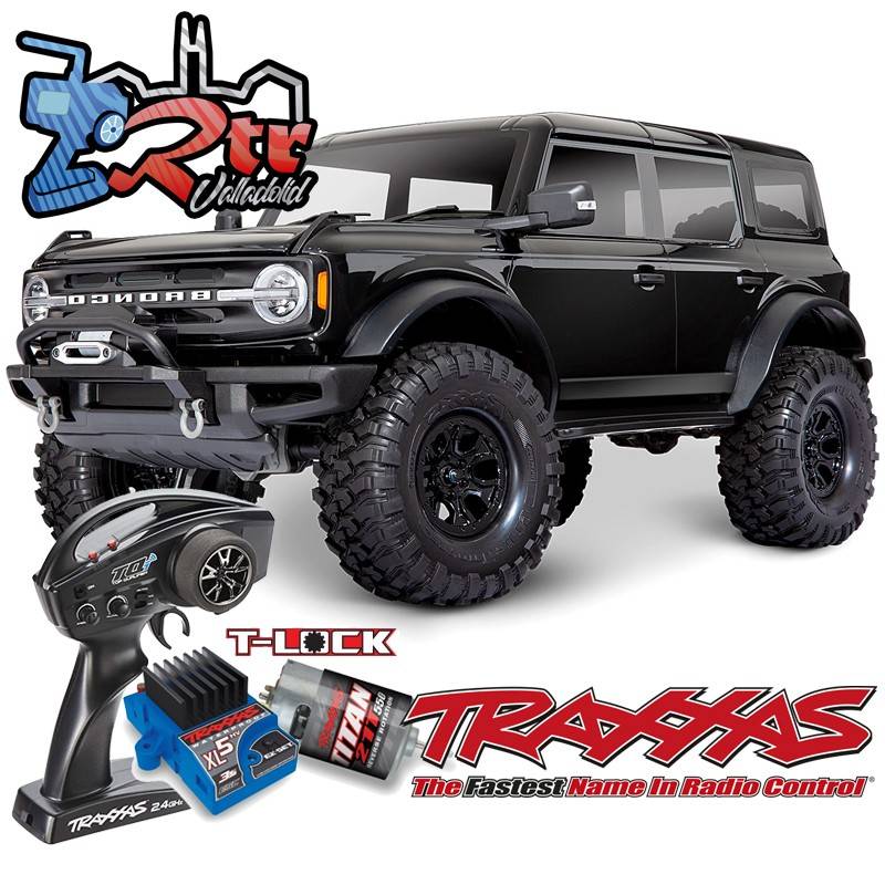Traxxas TRX-4 4wd 1/10 Scale & Trail Crawler Bronco Negro
