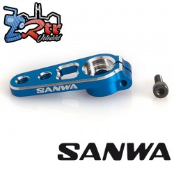 Brazo de servo de aluminio Sanwa Azul 23T