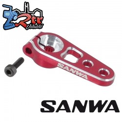 Brazo de servo de aluminio Sanwa Rojo 23T
