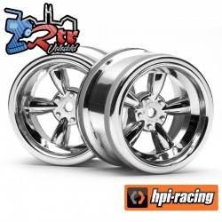 Llantas Vintage 5 Spokes Hpi Racing 1/10 6mm Outset Diámetro 31mm