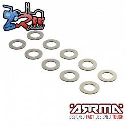 Arandela de ajuste 4,1x7,4x0,35 mm Arrma ARA709063